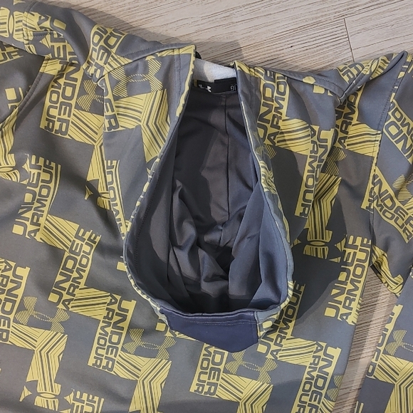 Under Armour Gray and Yellow Performance Jacket Youth Size L - Picture 7 of 9